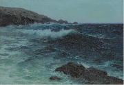 Lionel Walden Hawaiian Coastline, oil painting by Lionel Walden oil painting on canvas